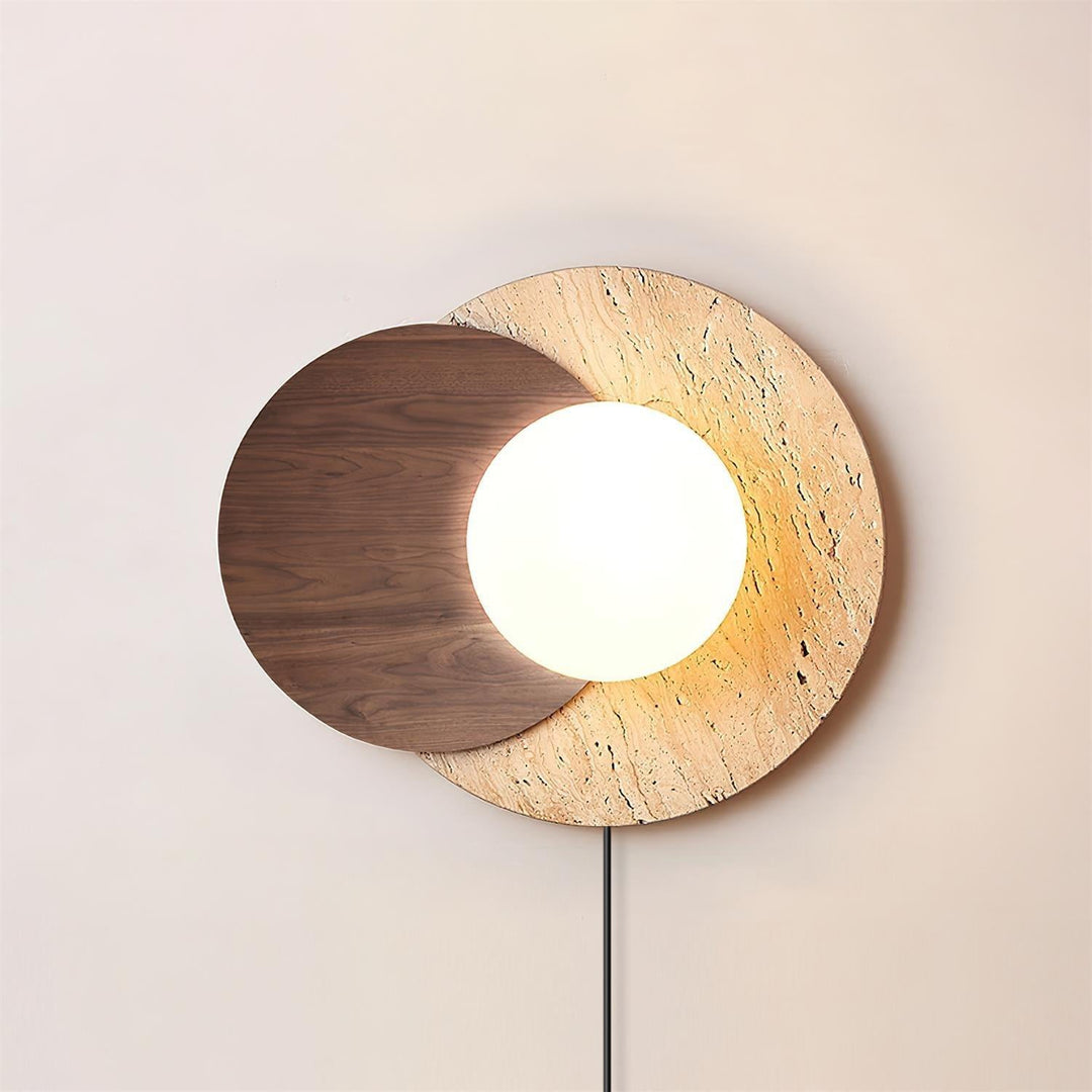 Lampa Ścienna z wtyczką Lunar Eclipse