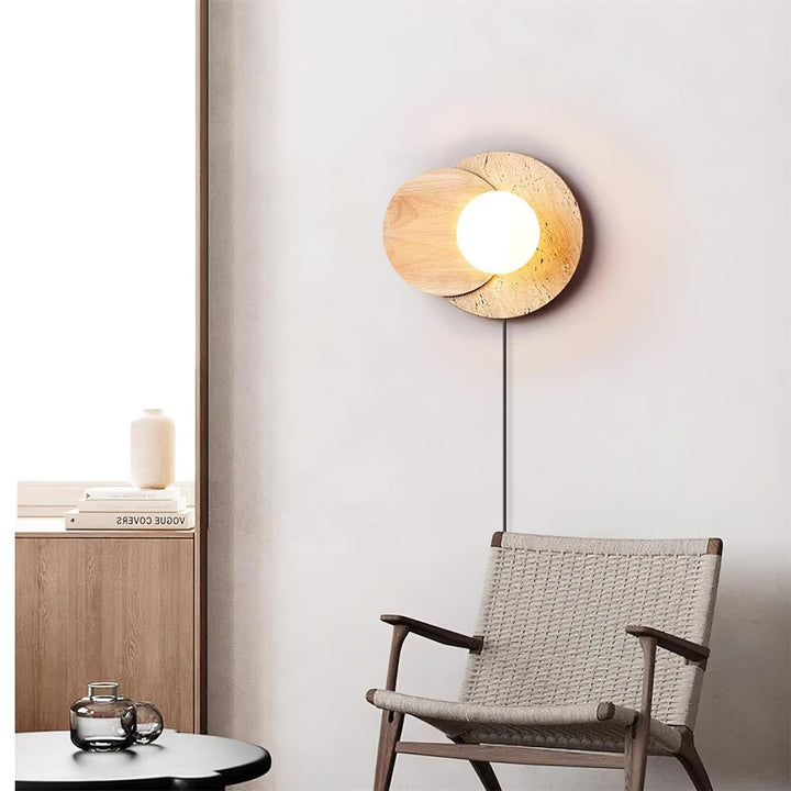 Lampa Ścienna z wtyczką Lunar Eclipse