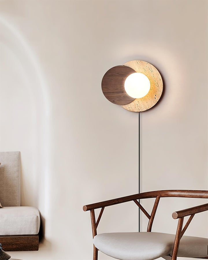 Lampa Ścienna z wtyczką Lunar Eclipse