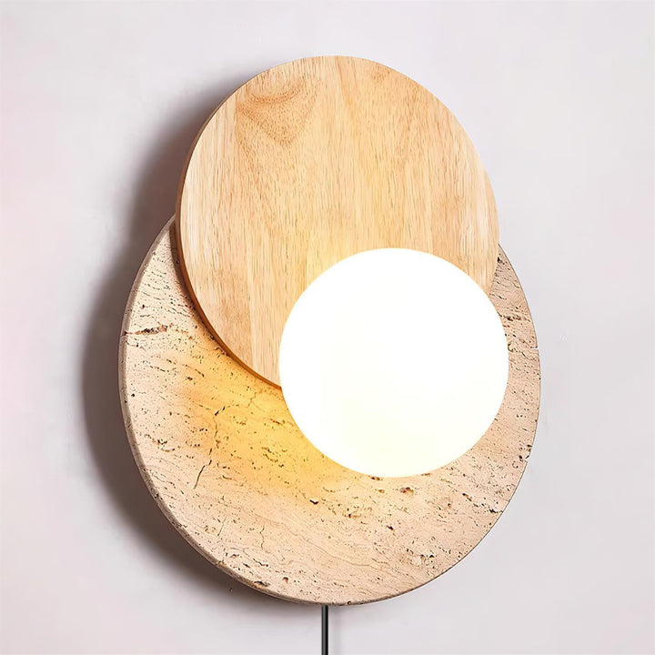 Lampa Ścienna z wtyczką Lunar Eclipse