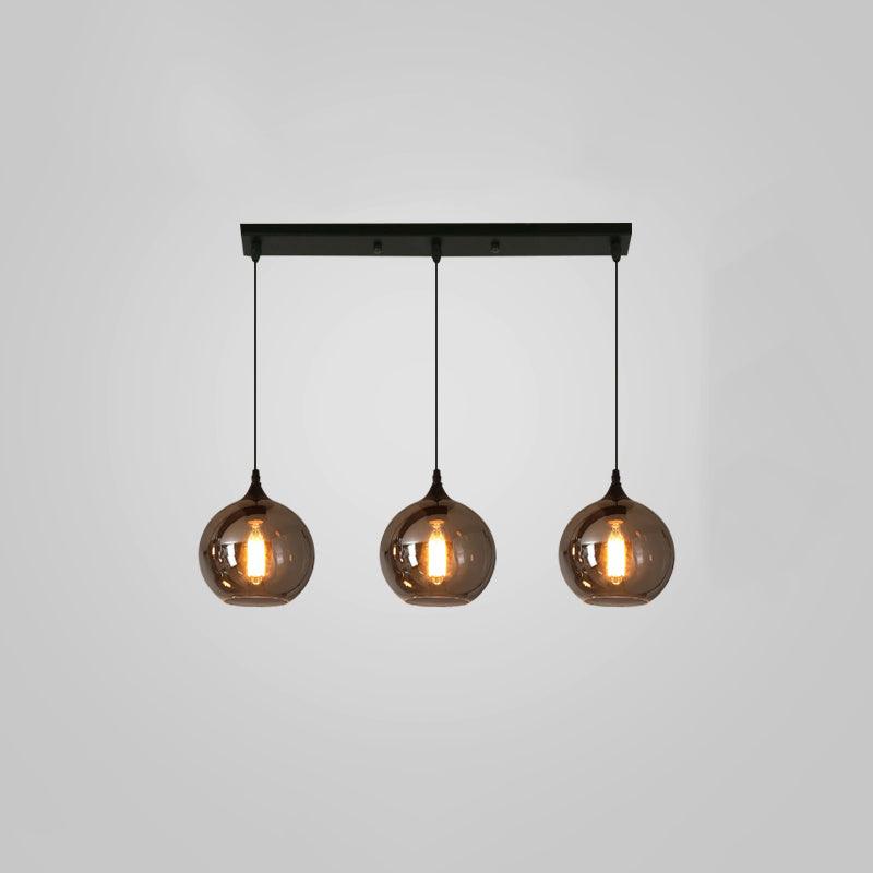 Lampa Wisząca ze Szkła Butelkowego