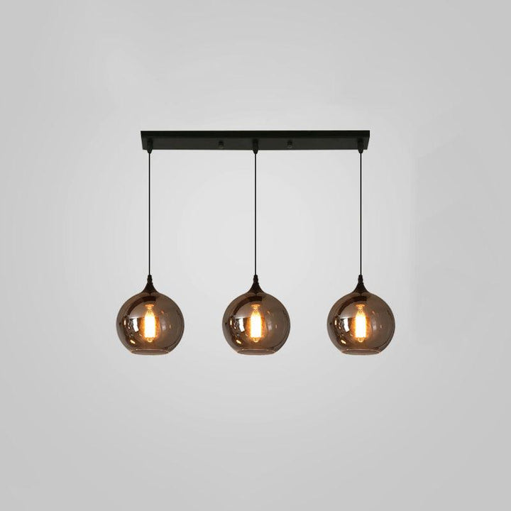 Lampa Wisząca ze Szkła Butelkowego