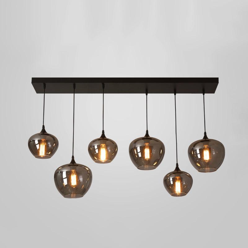 Lampa Wisząca ze Szkła Butelkowego