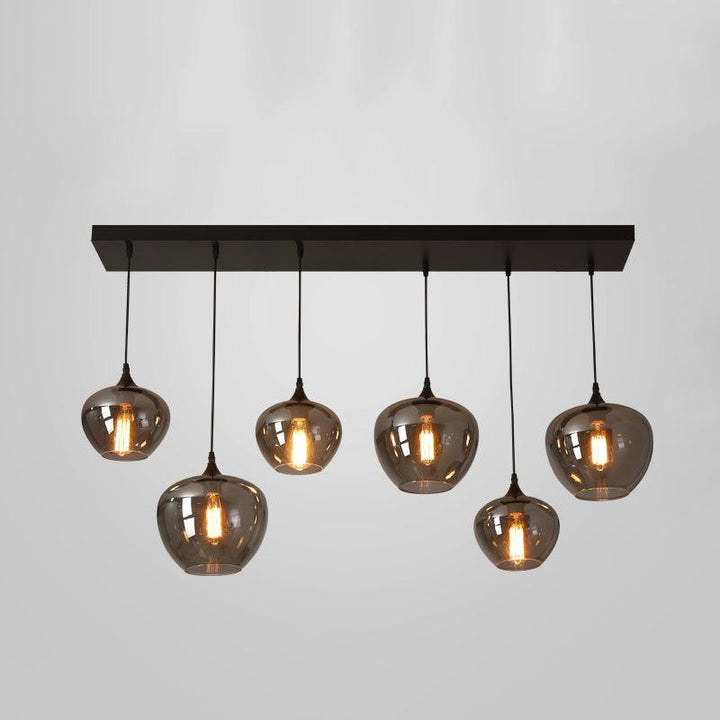 Lampa Wisząca ze Szkła Butelkowego
