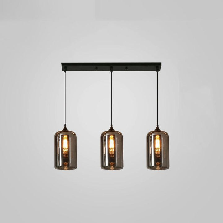 Lampa Wisząca ze Szkła Butelkowego