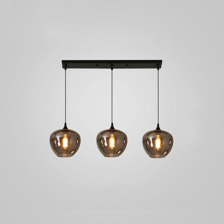 Lampa Wisząca ze Szkła Butelkowego