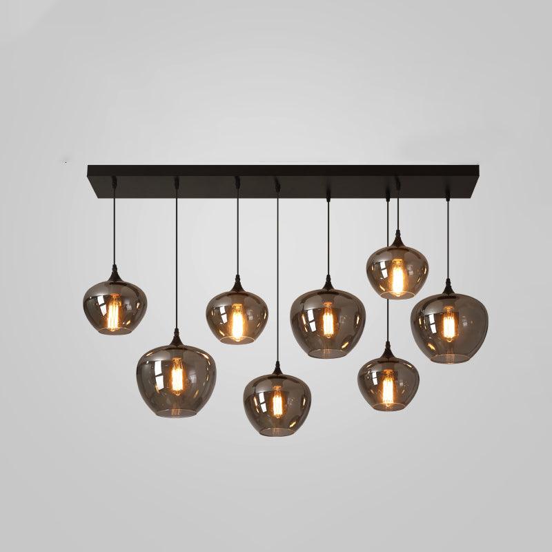 Lampa Wisząca ze Szkła Butelkowego