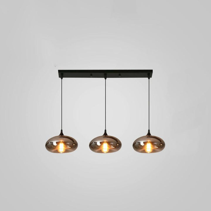 Lampa Wisząca ze Szkła Butelkowego