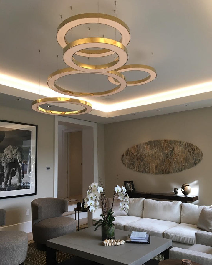 Lampa wisząca LED w kształcie pierścienia