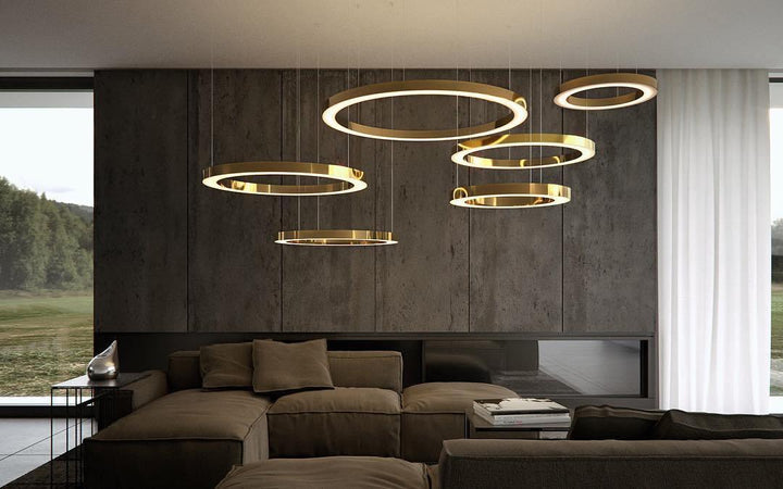 Lampa wisząca LED w kształcie pierścienia