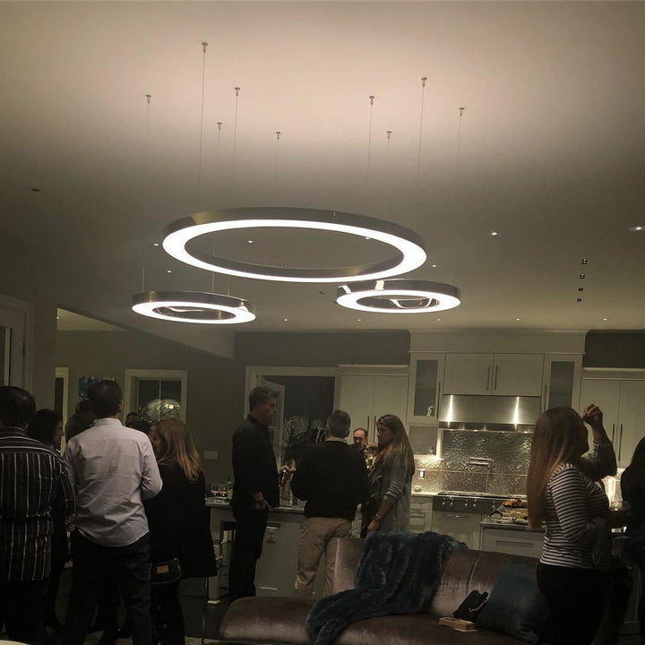Lampa wisząca LED w kształcie pierścienia