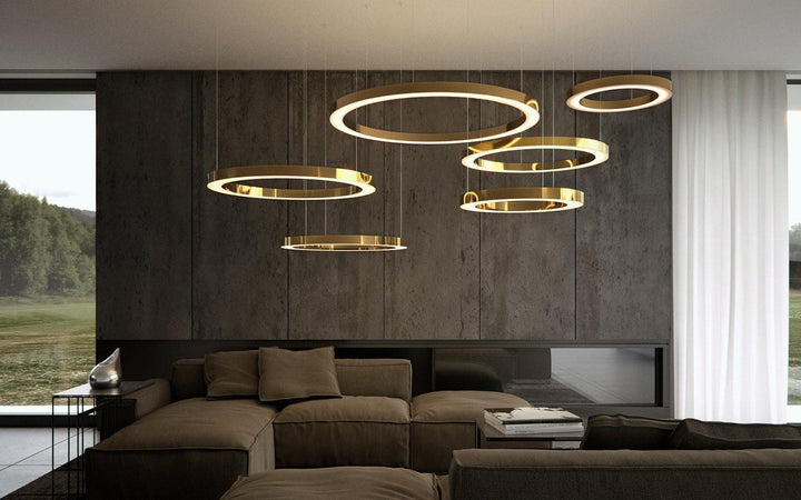 Lampa wisząca LED w kształcie pierścienia