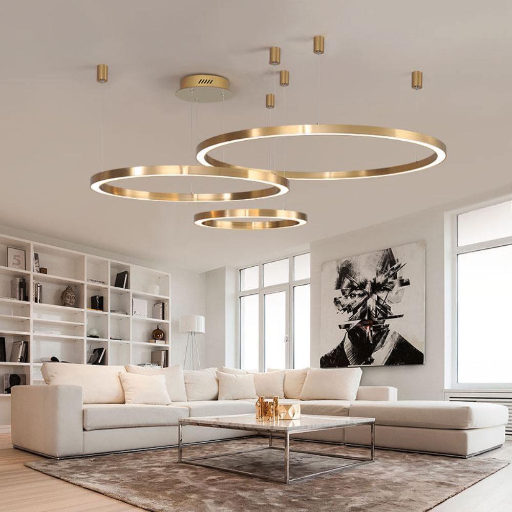 Lampa wisząca LED w kształcie pierścienia