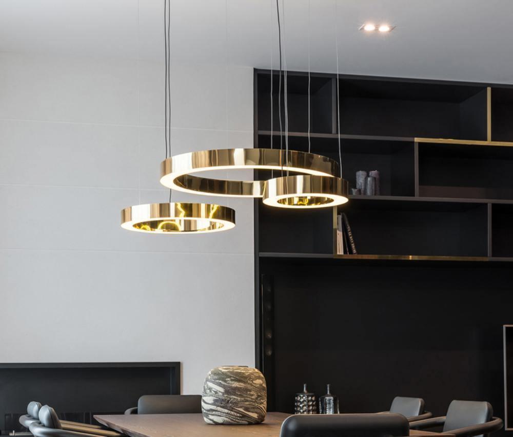 Lampa wisząca LED w kształcie pierścienia