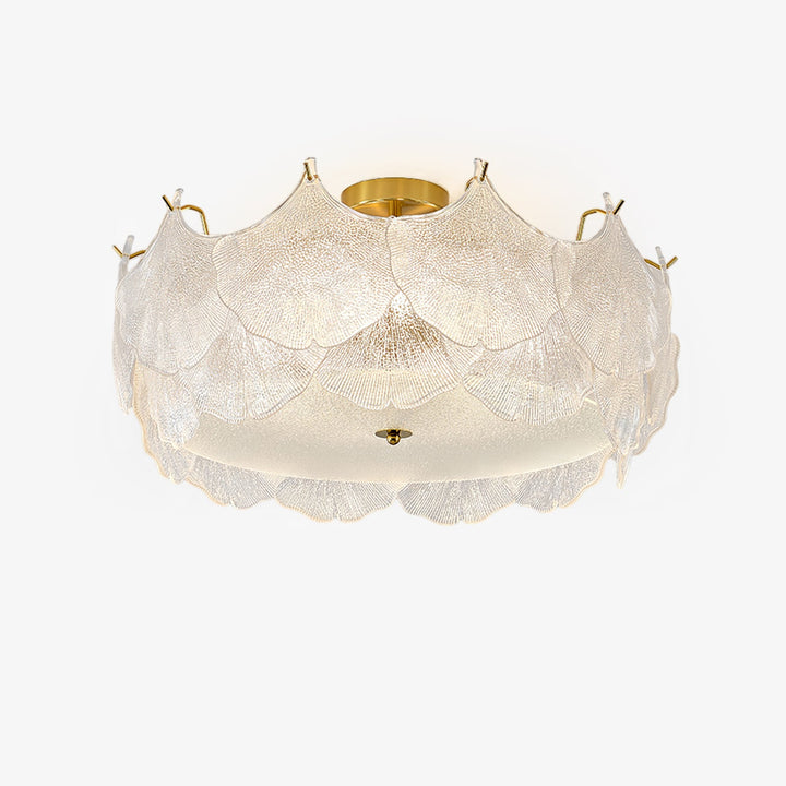 Lampa sufitowa w kształcie klastru liści klonowych