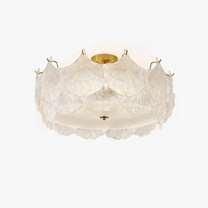 Lampa sufitowa w kształcie klastru liści klonowych