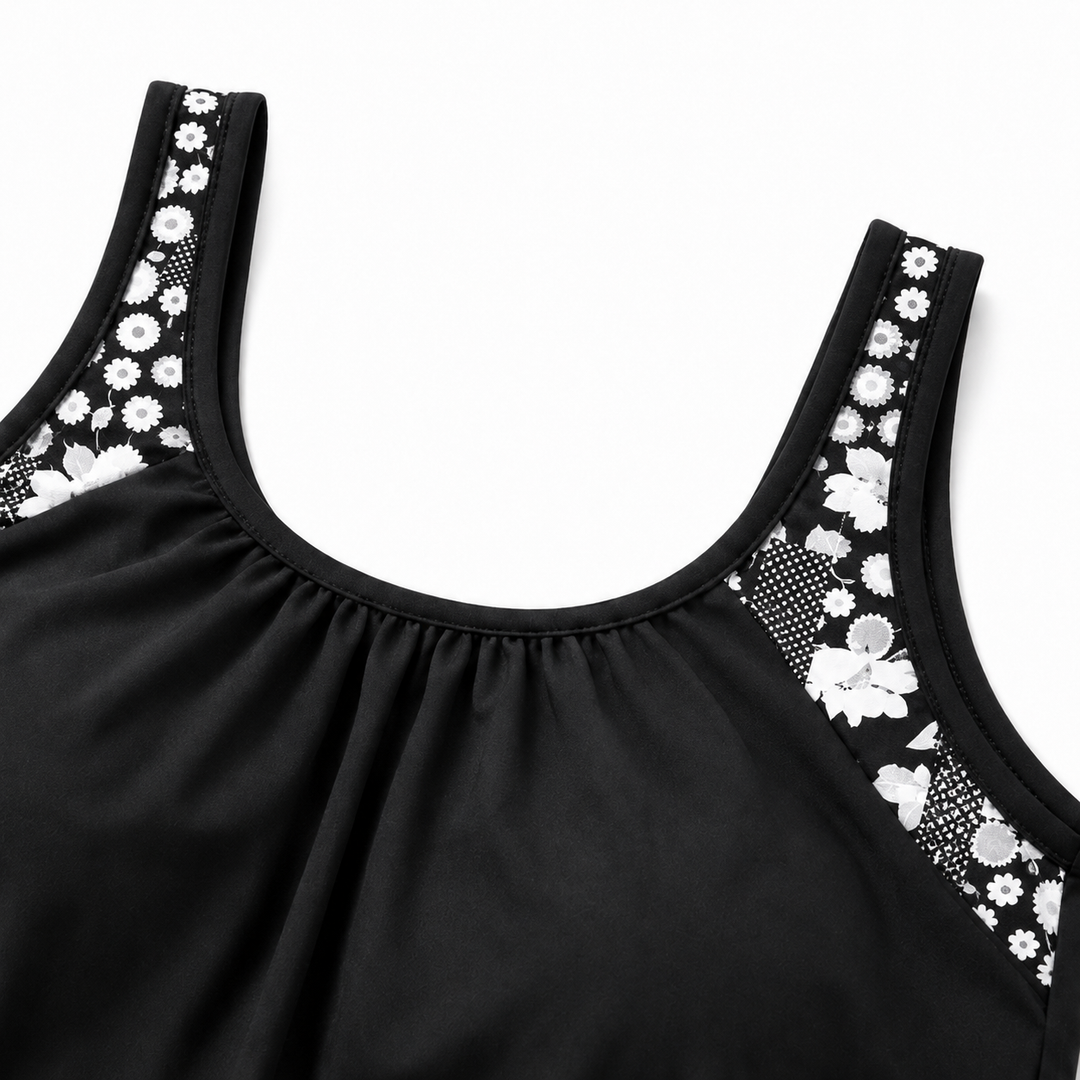 Marella – Zestaw kąpielowy z luźnym bluzonem tankini i dopasowanymi szortami