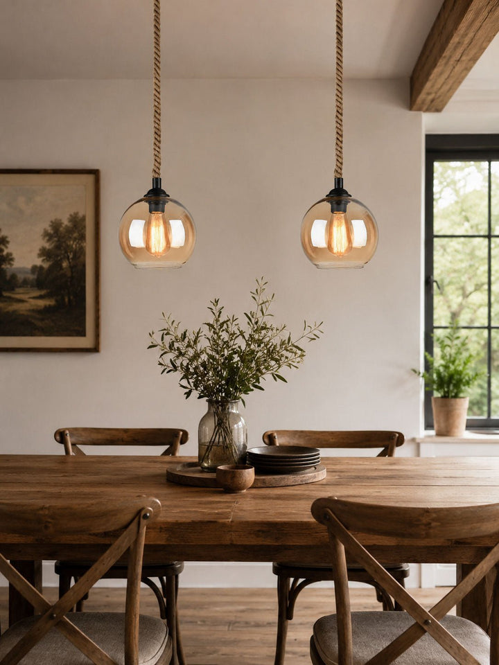 Lampa Wisząca z Liny Marynarskiej