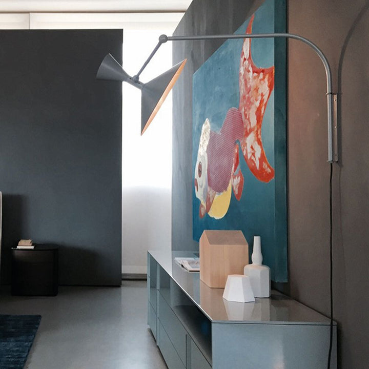 Lampa ścienna Marseille z wtyczką