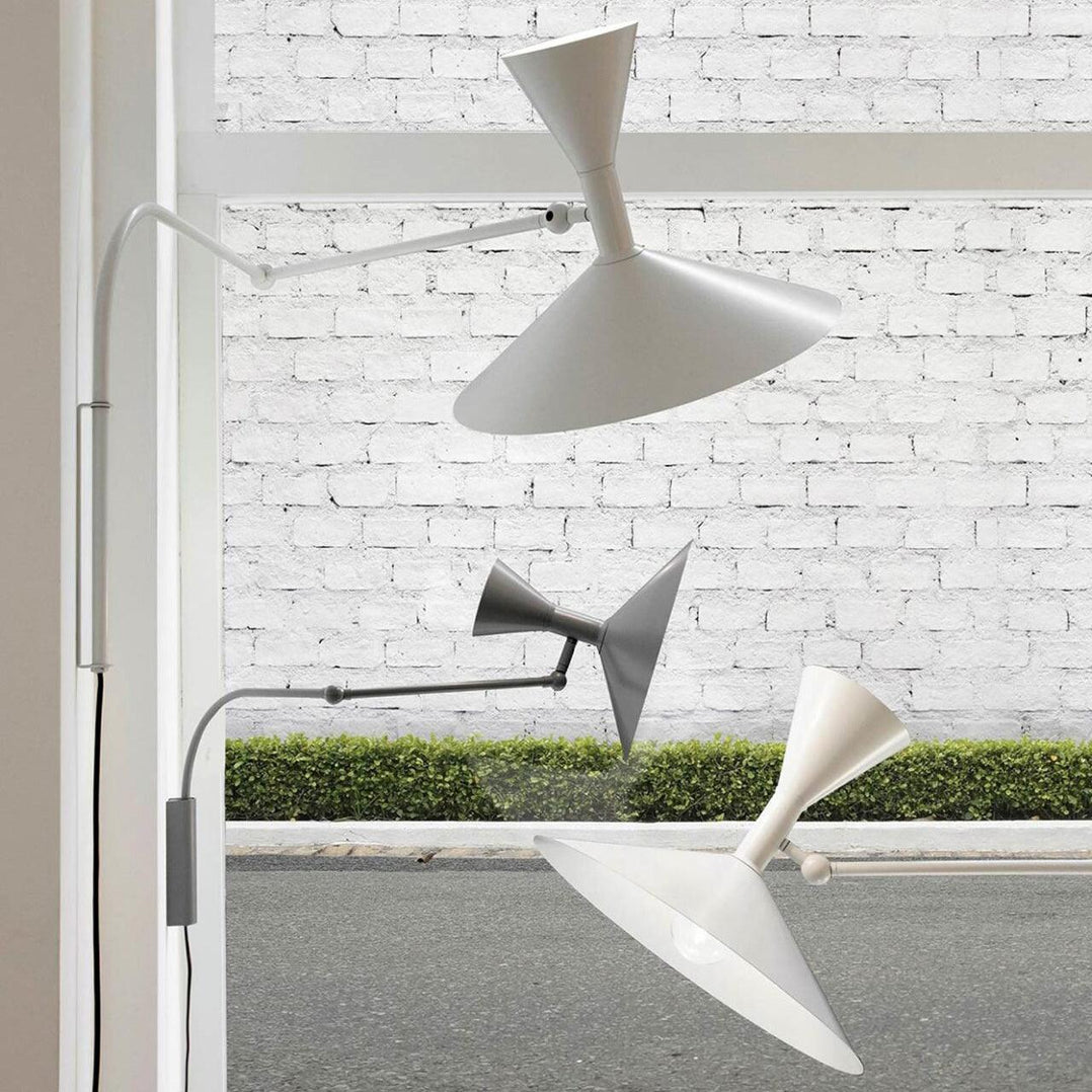 Lampa ścienna Marseille z wtyczką