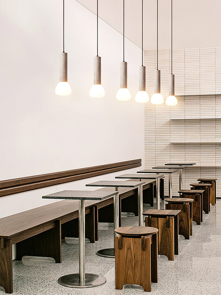 Lampa Wisząca z Travertynu Matchstick