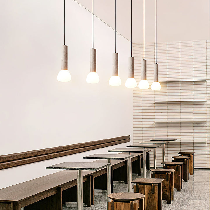 Lampa Wisząca z Travertynu Matchstick