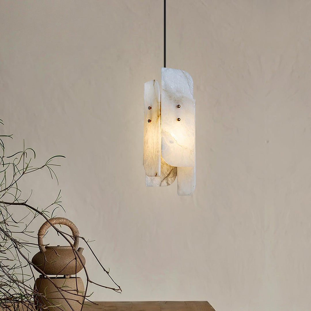 Megalith Mini Lampa Wisząca Alabastrowa