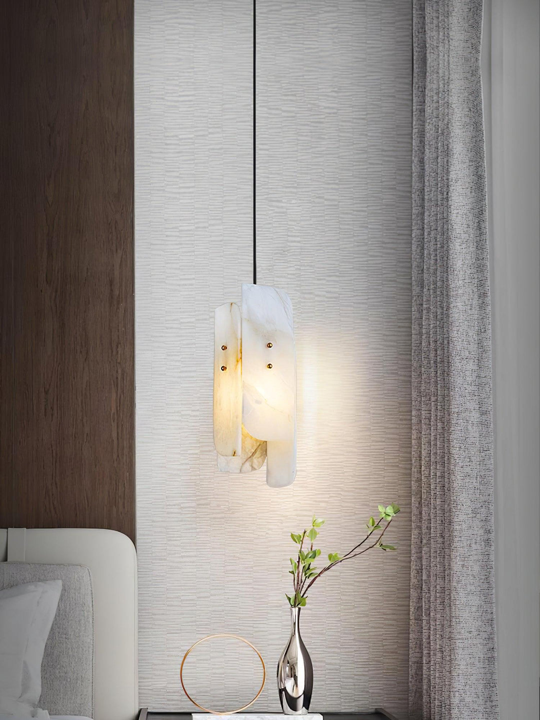 Megalith Mini Lampa Wisząca Alabastrowa