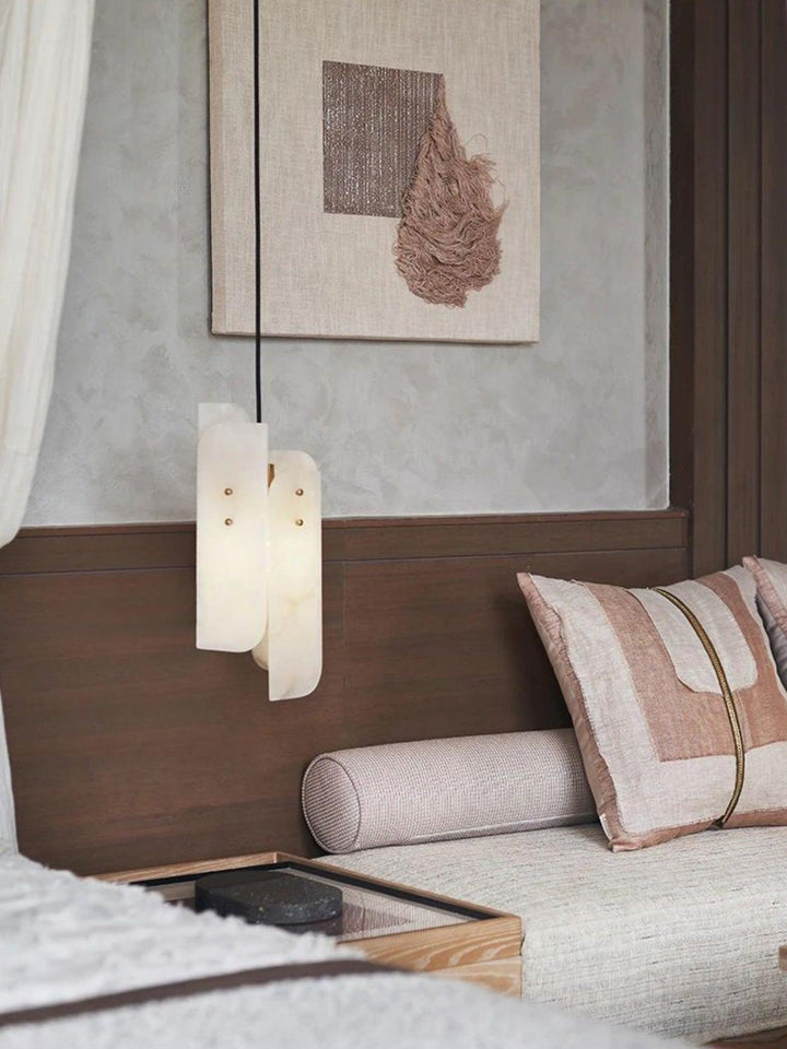 Megalith Mini Lampa Wisząca Alabastrowa