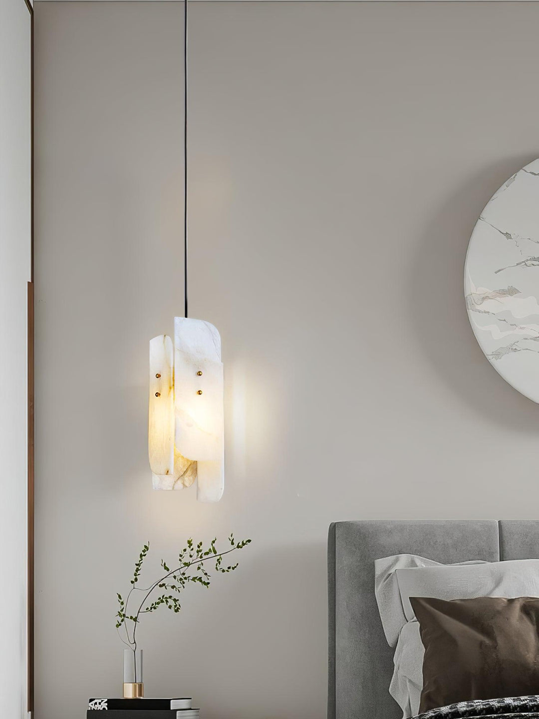 Megalith Mini Lampa Wisząca Alabastrowa