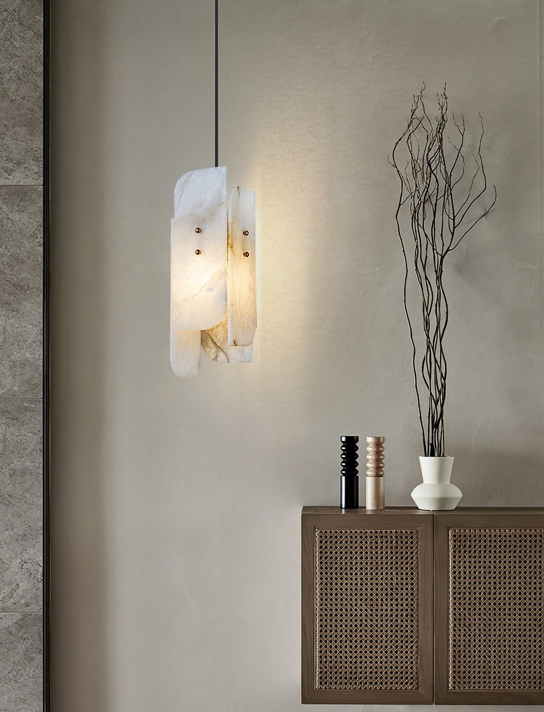 Megalith Mini Lampa Wisząca Alabastrowa