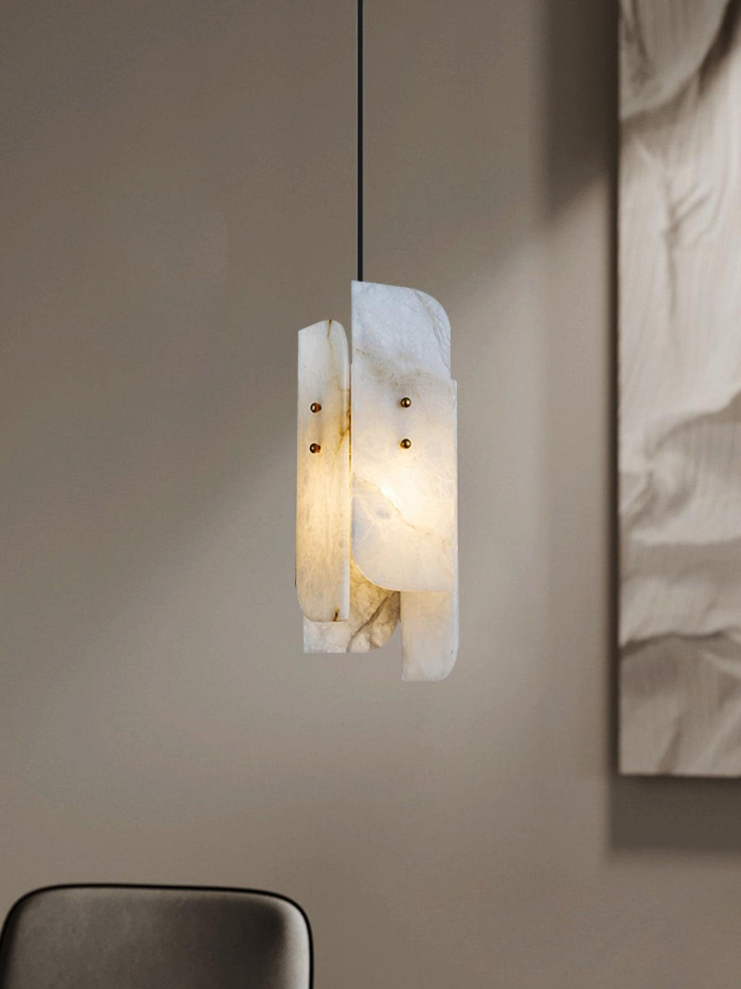 Megalith Mini Lampa Wisząca Alabastrowa