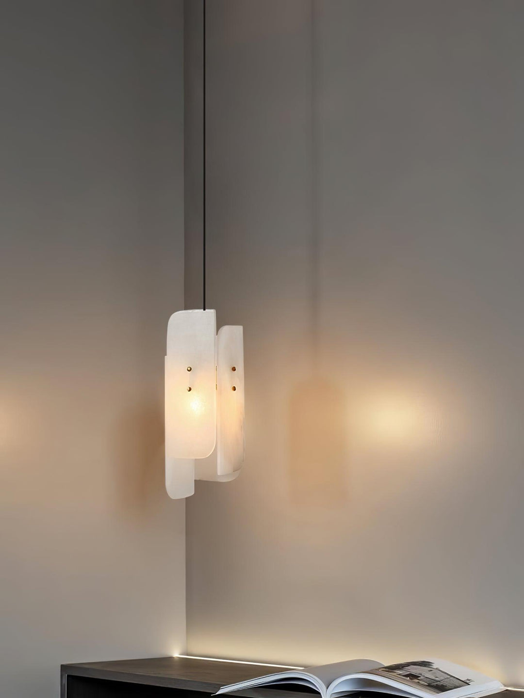 Megalith Mini Lampa Wisząca Alabastrowa