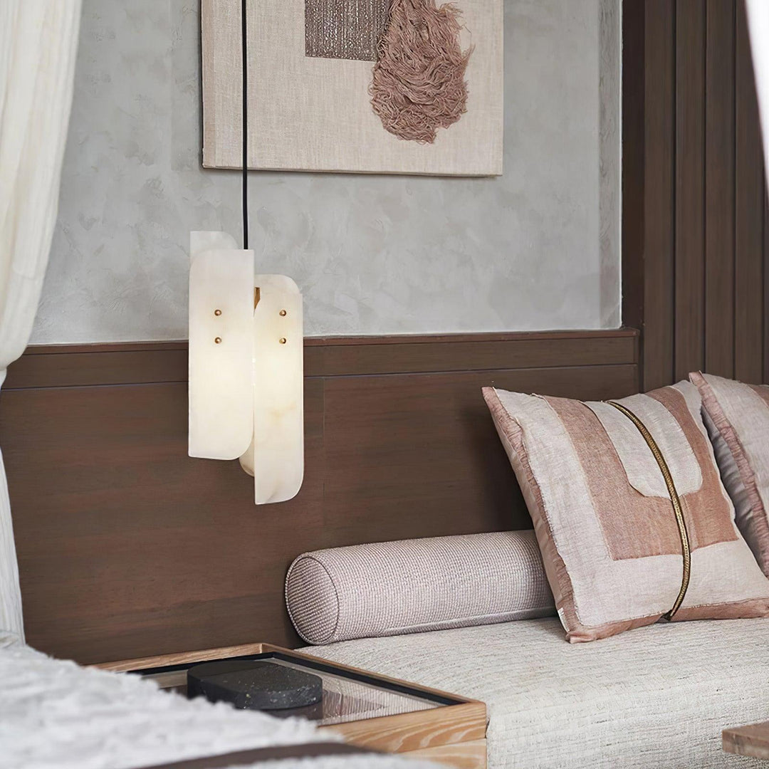 Megalith Mini Lampa Wisząca Alabastrowa