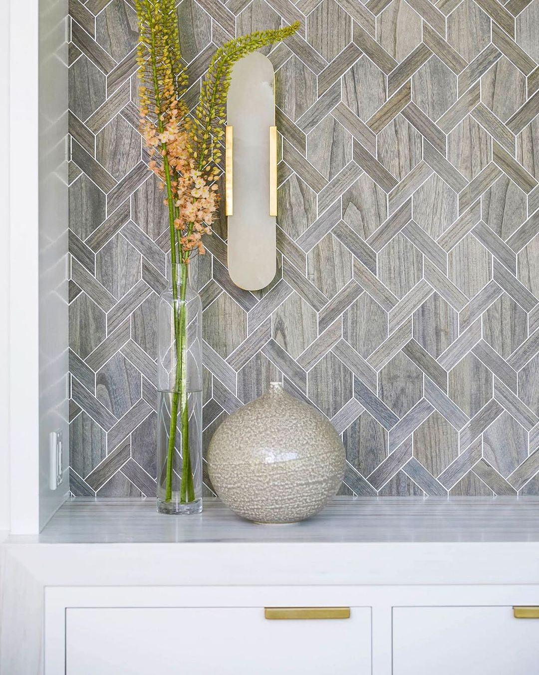 Prostokątna Kinkiet Alabastrowy