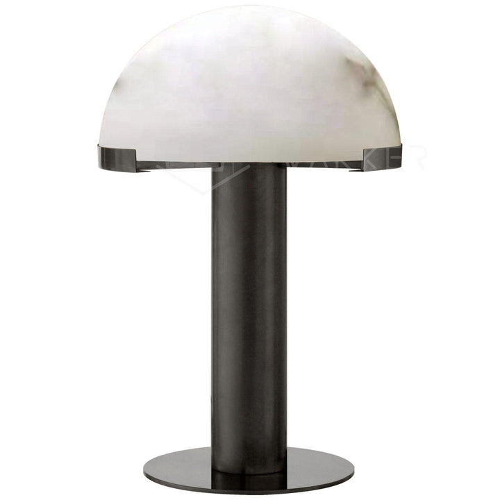Elegancka Lampa Stołowa Alabastrowa