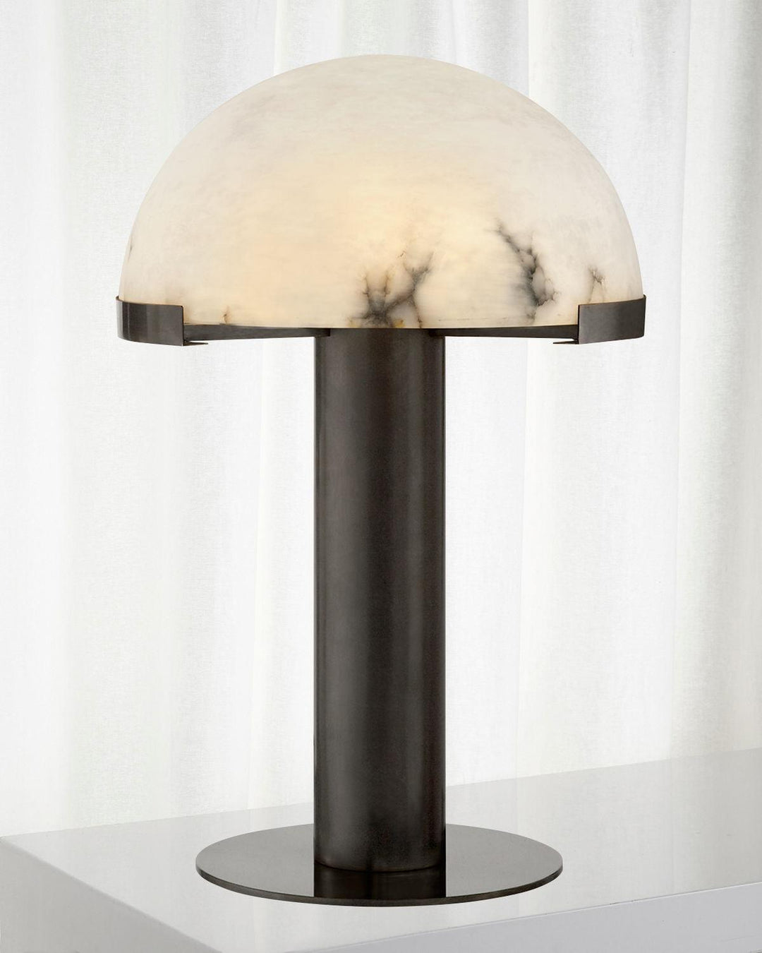 Elegancka Lampa Stołowa Alabastrowa
