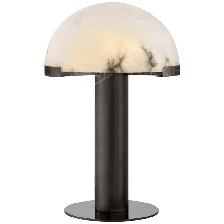 Elegancka Lampa Stołowa Alabastrowa