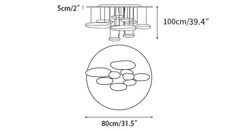 Lampa sufitowa Mercury