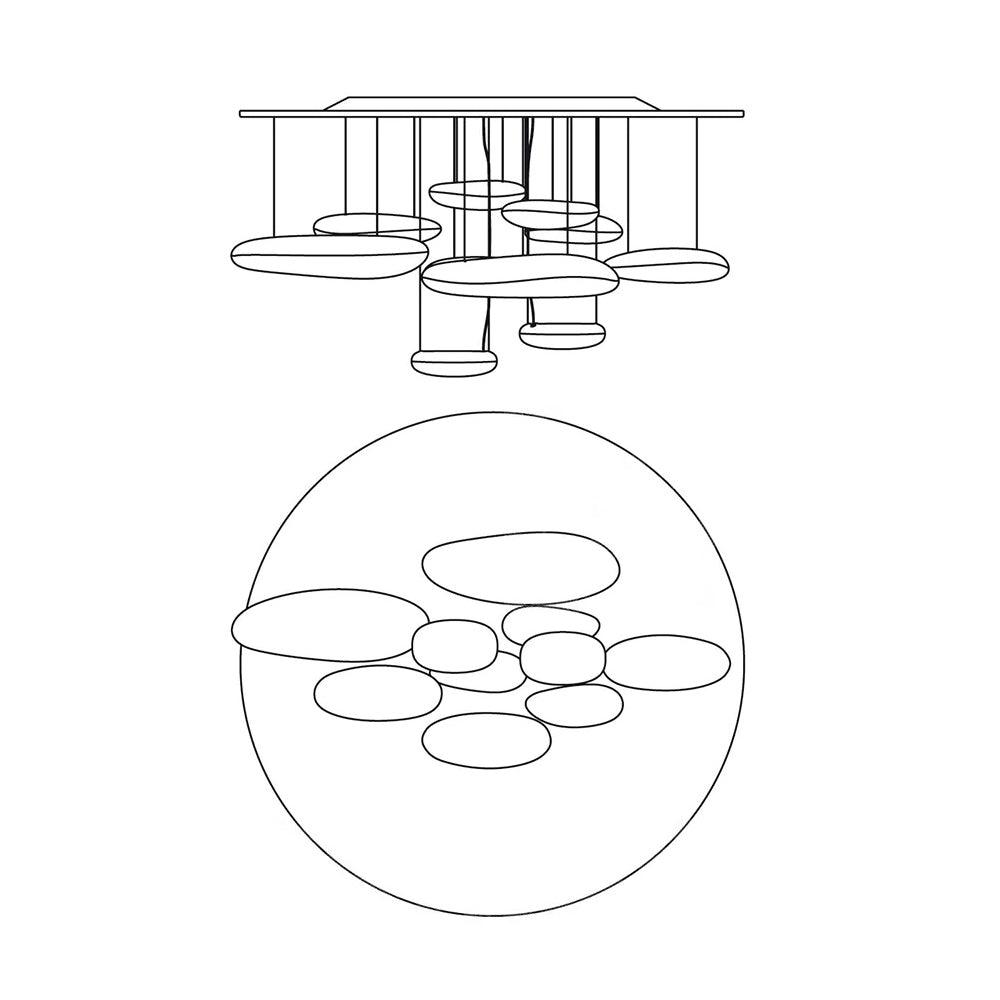 Lampa sufitowa Mercury
