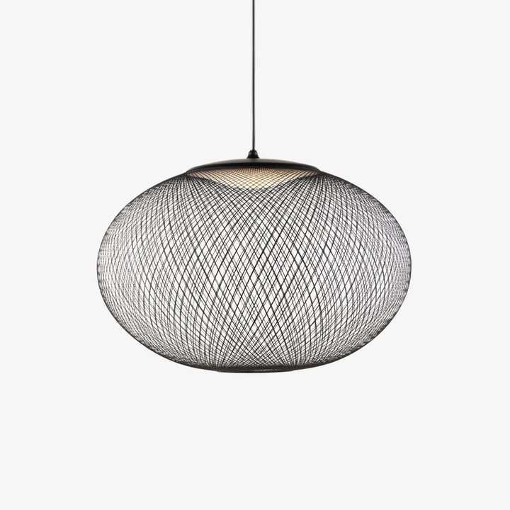 Metalowa Lampa Wisząca z Siatki