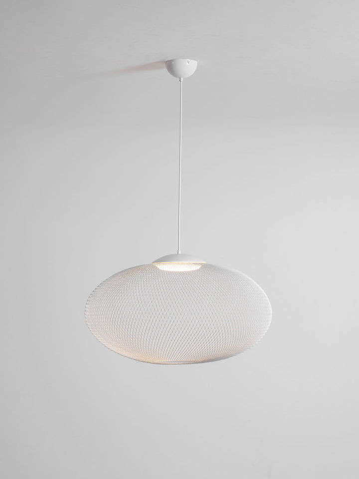 Metalowa Lampa Wisząca z Siatki
