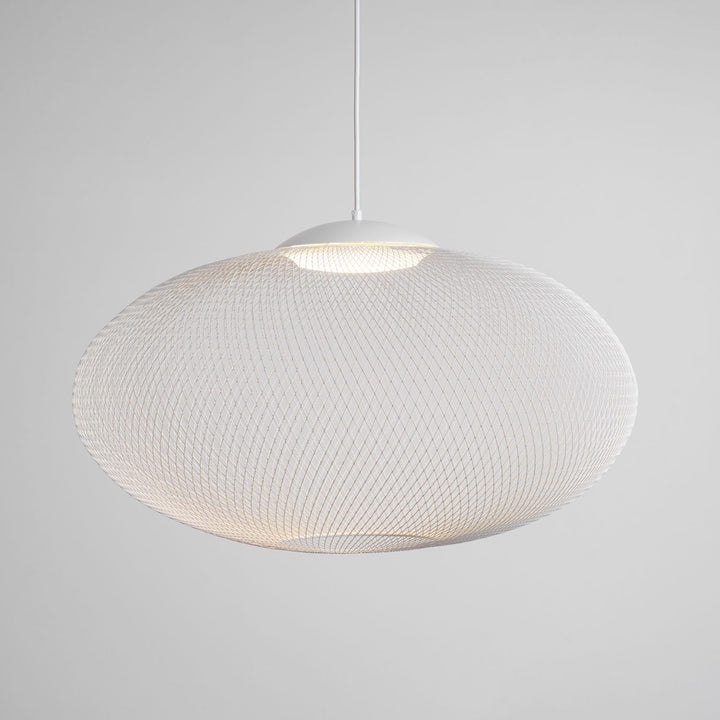 Metalowa Lampa Wisząca z Siatki