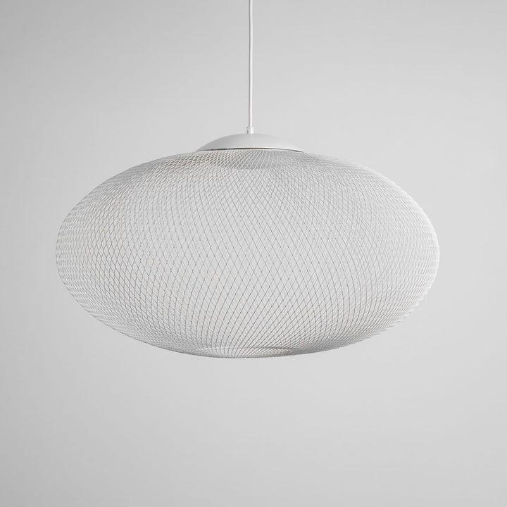 Metalowa Lampa Wisząca z Siatki