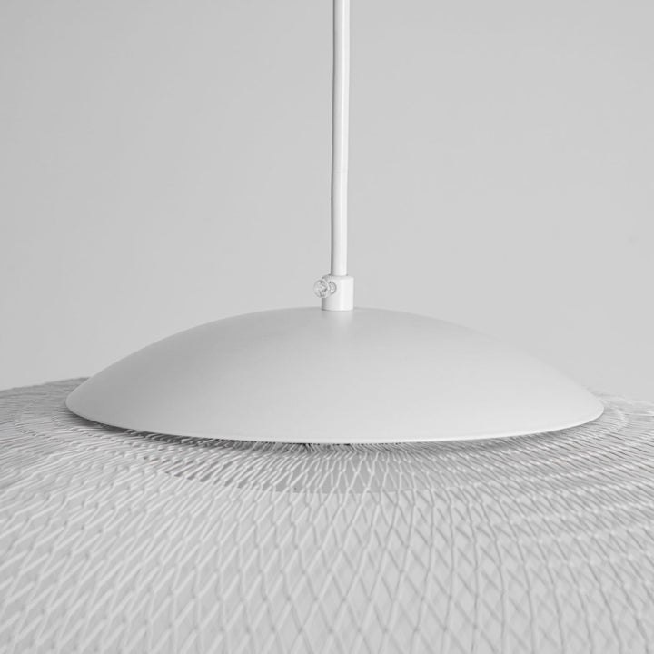 Metalowa Lampa Wisząca z Siatki