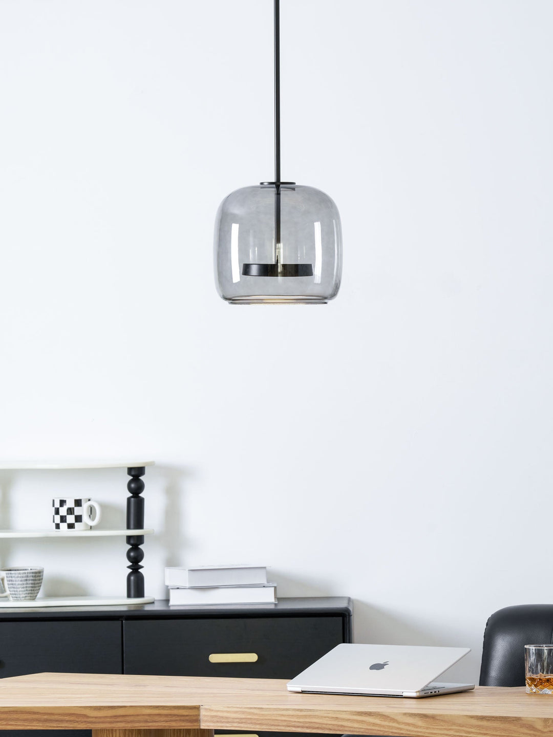 Lampa wisząca Metro Sphere ze szkła