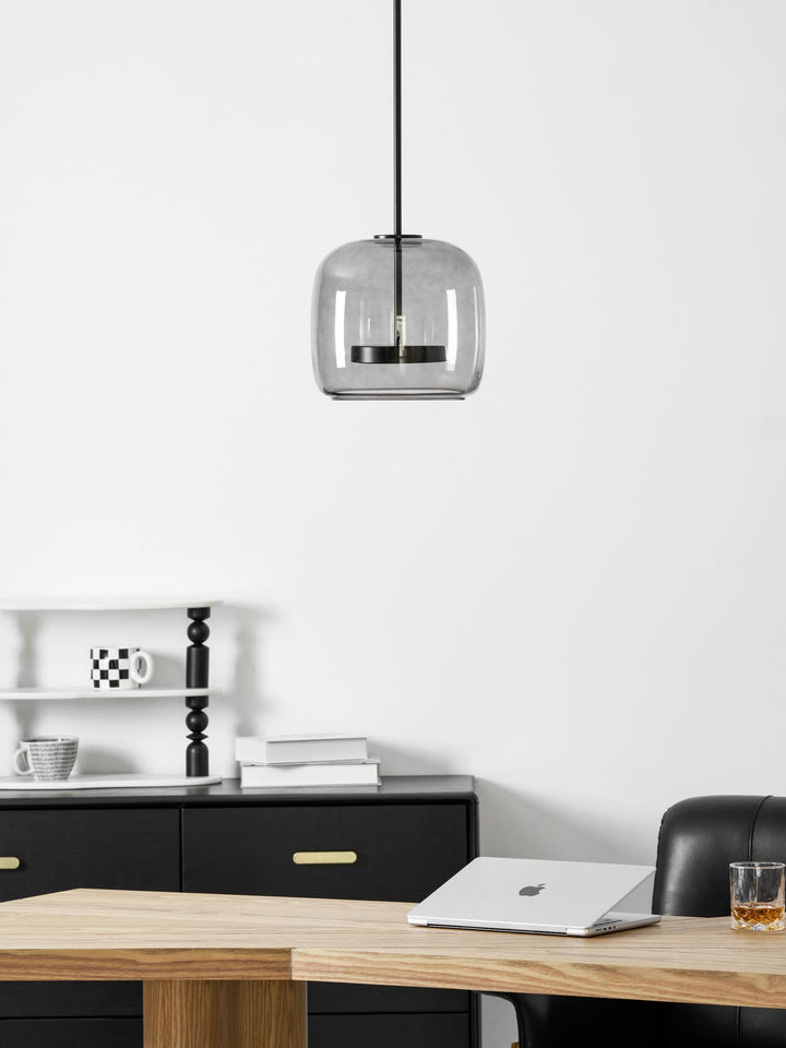 Lampa wisząca Metro Sphere ze szkła