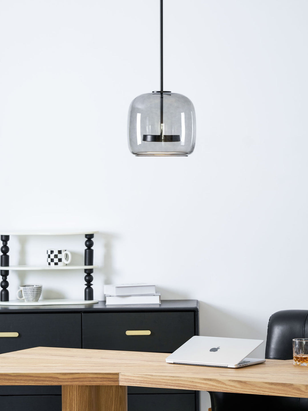 Lampa wisząca Metro Sphere ze szkła