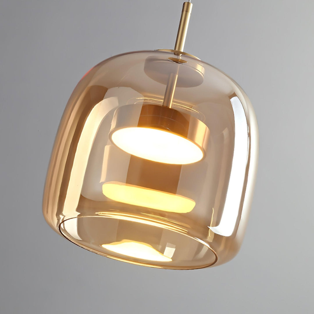 Lampa wisząca Metro Sphere ze szkła