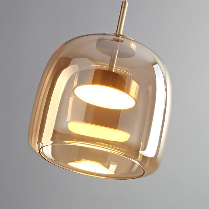Lampa wisząca Metro Sphere ze szkła